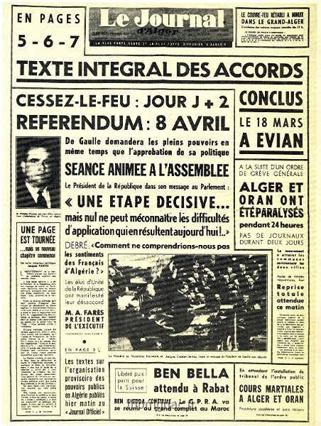 Le journal d Alger 31 mars 1962.jpg - Le journal d Alger 31 mars 1962